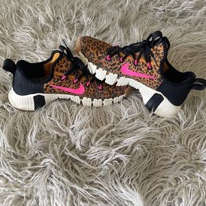 Women’s Leopard Nike Free Metcon 3 Training Shoes